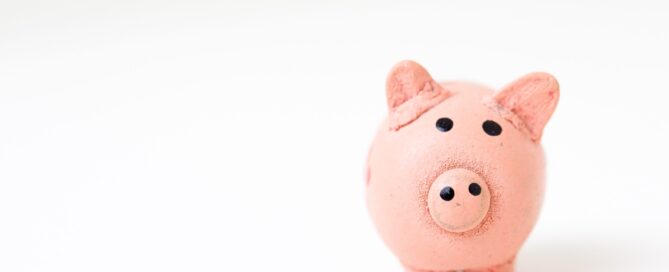 pink pig figurine on white surface